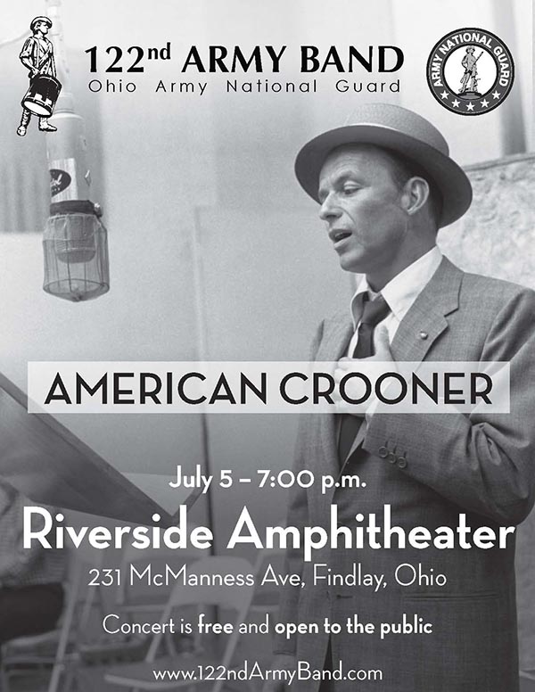 Download the American Crooner poster for Findlay 2015